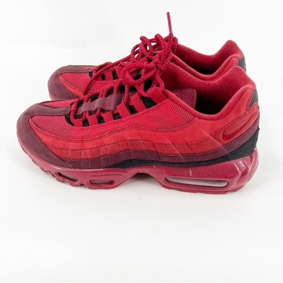 ✅ Nike ID Air Max 95 Custom Red “Rose Avenue” SIZE 8 - Picture 7 of 9